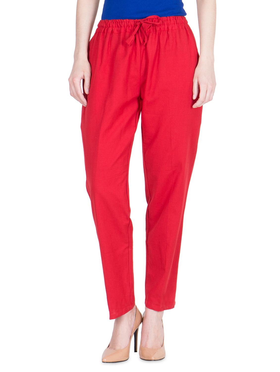 drawstring waist straight palazzo - 16629942 - Zoom Image - 1