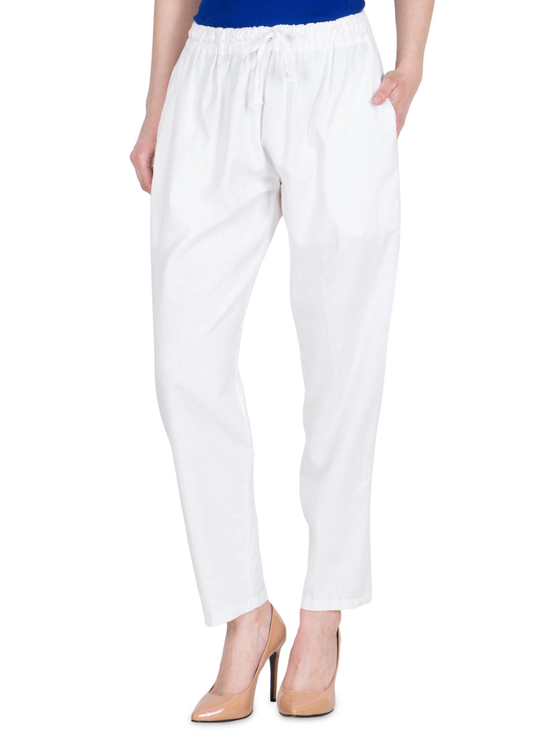 drawstring waist straight palazzo - 16629943 - Zoom Image - 1