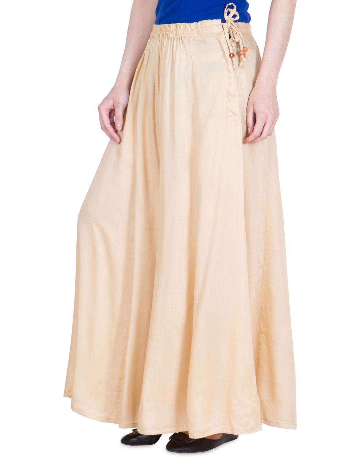 tie knot waist flared palazzo - 16629944 - Zoom Image - 2