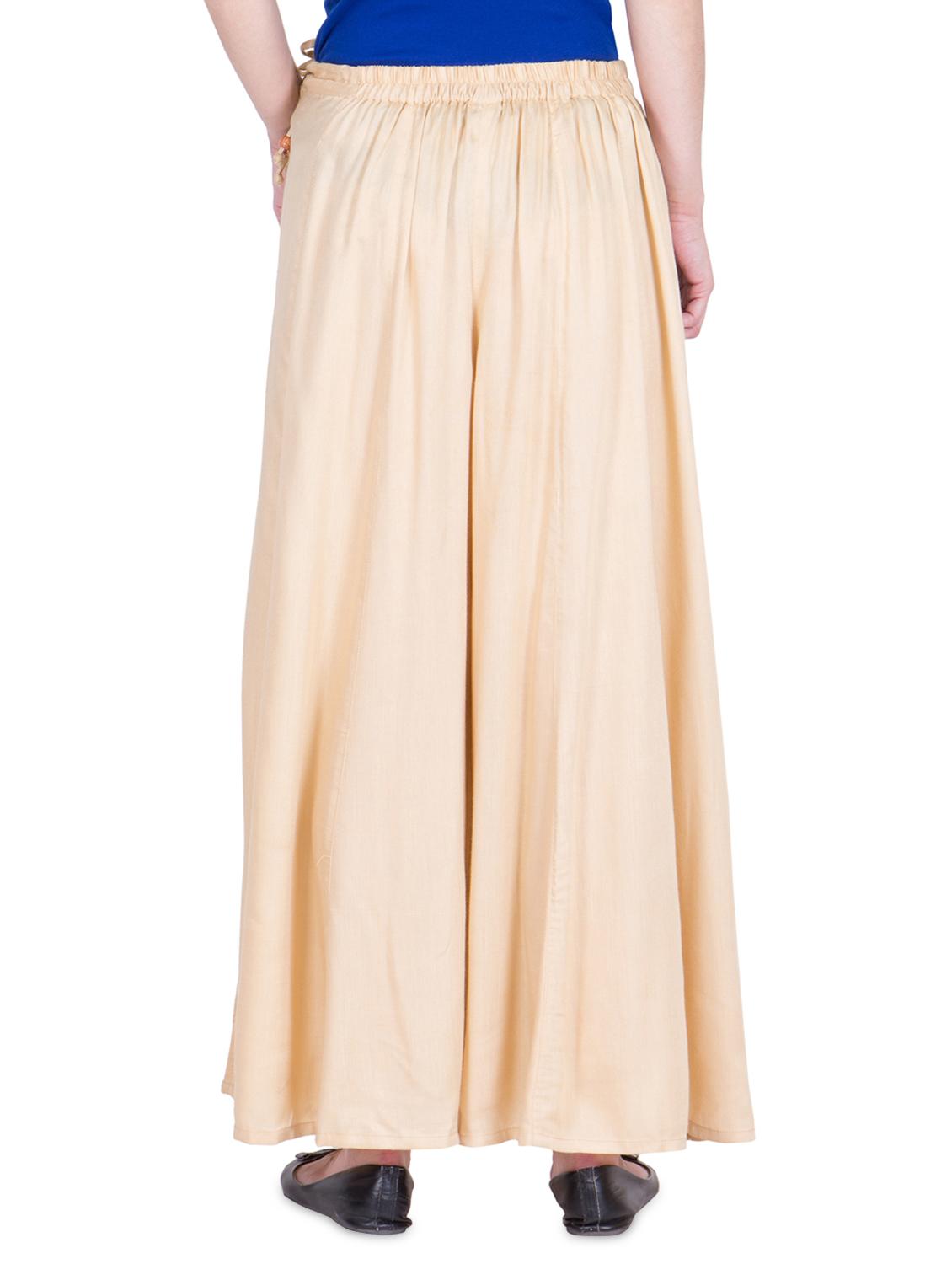 tie knot waist flared palazzo - 16629944 - Zoom Image - 3