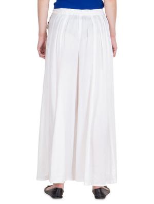 tie knot waist flared palazzo - 16629949 - Standard Image - 3