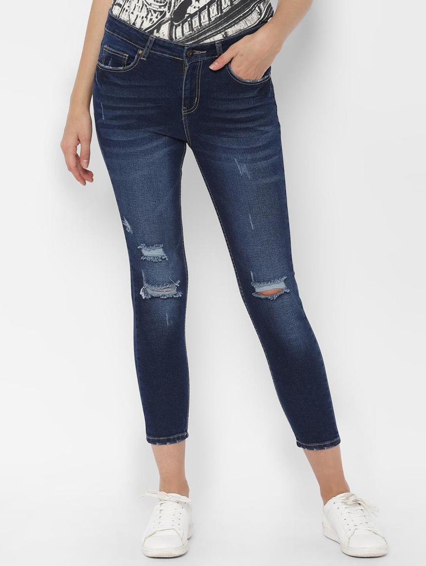 high rise distressed jean - 16630135 - Zoom Image - 1