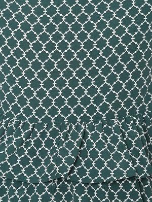 key hole neck printed top - 16630227 - Standard Image - 4