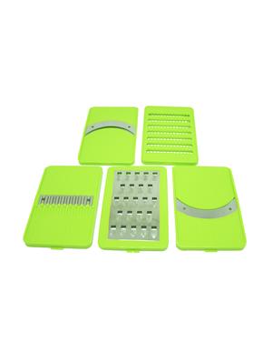 multipurpose plastic vegetable chopper, slicer, grater, chipser and juicer with stainless steel blades - 16630750 - Standard Image - 2