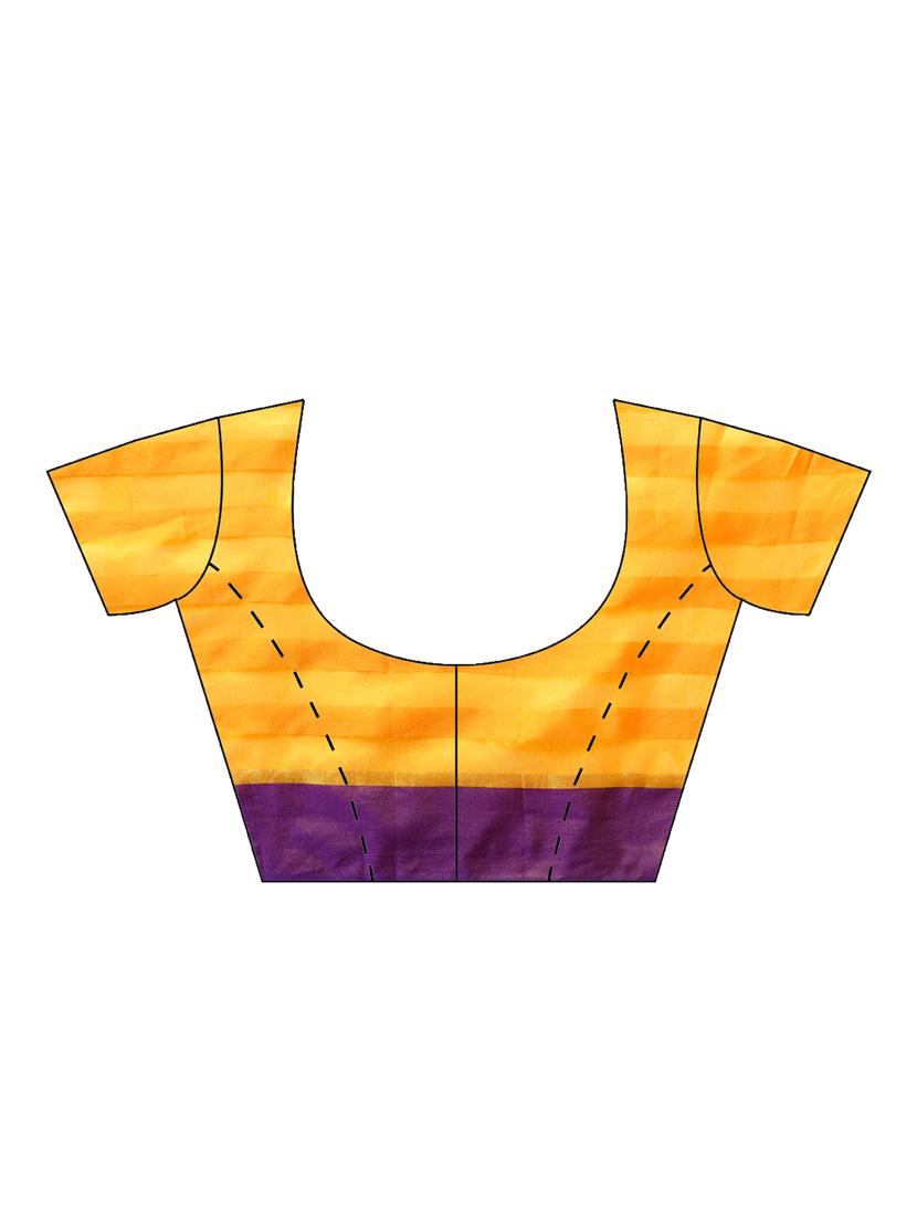 self-design woven saree with blouse - 16631321 - Zoom Image - 3
