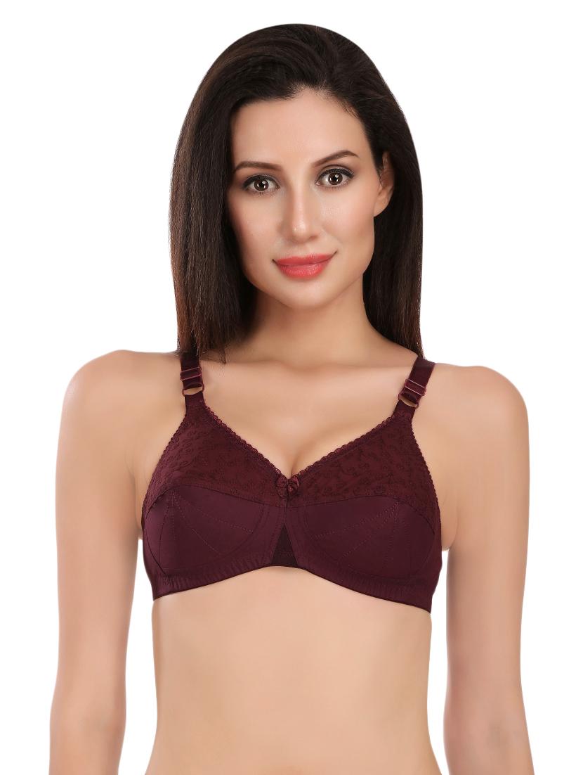 bow patch embroidered bra - 16631577 - Zoom Image - 1
