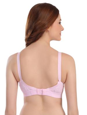 bow patch lace detail bra - 16631584 - Standard Image - 3