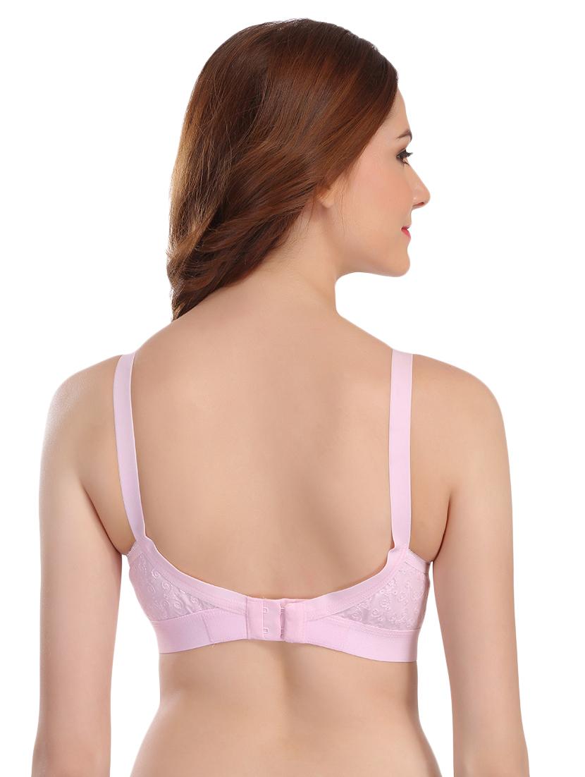 bow patch lace detail bra - 16631584 - Zoom Image - 3