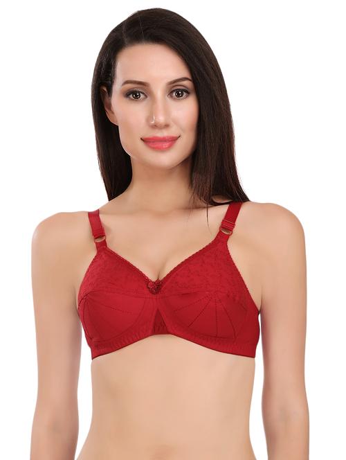 bow patch embroidered bra - 16631588 - Standard Image - 1