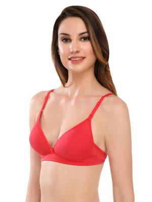 bow patch lightly padded bra - 16631602 - Standard Image - 2