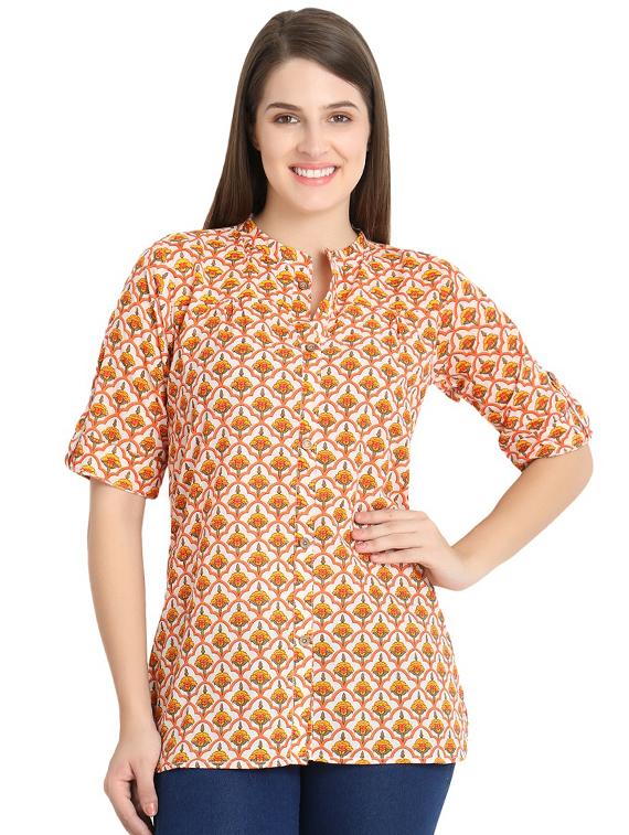 flora a-line kurti - 16631778 - Zoom Image - 1