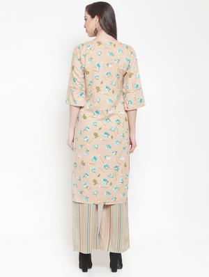 floral kurta palazzo set - 16632108 - Standard Image - 3