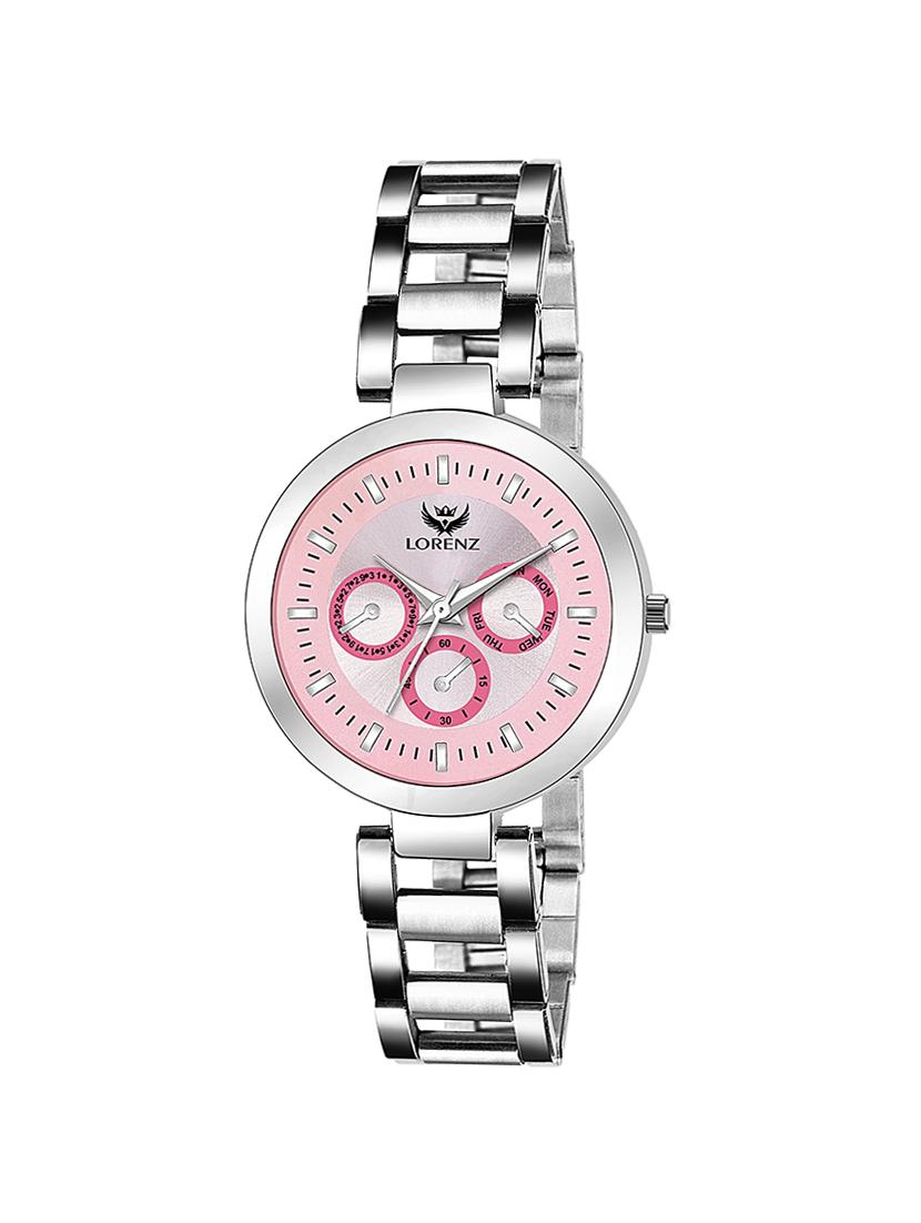 lorenz pink dial stainless steel women's watch- (as-68a) - 16632140 - Zoom Image - 1