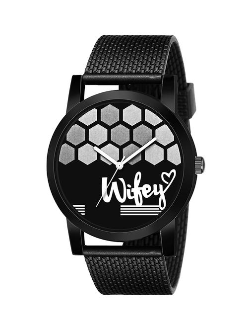 lorenz black analog watch for women - 16632285 - Standard Image - 1