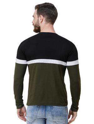 green color block t-shirt - 16632313 - Standard Image - 3