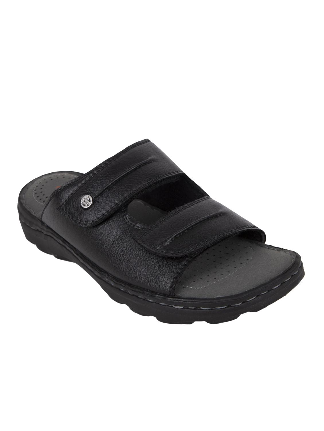 black slip on sandals - 16632431 - Zoom Image - 1