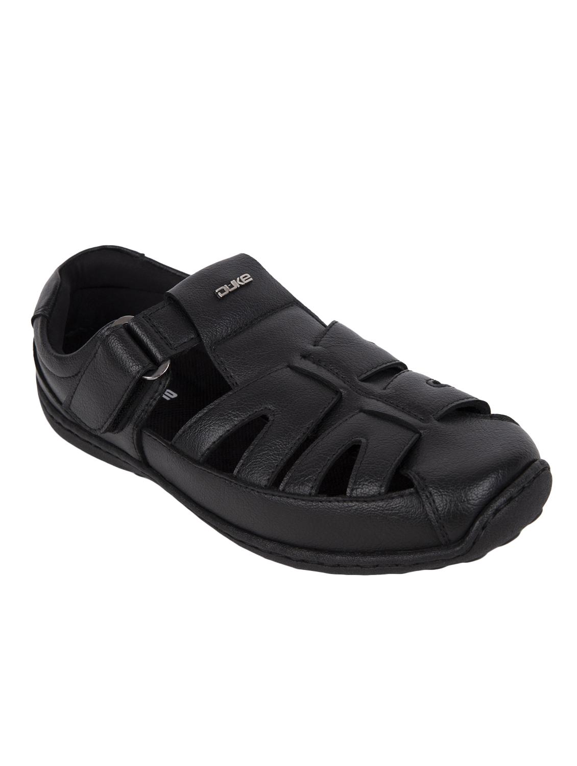 black slip on sandals - 16632434 - Zoom Image - 1