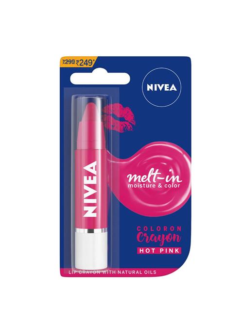 nivea coloron lip crayon hot pink - 16632556 - Standard Image - 1