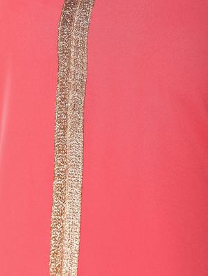solid gota work flared kurta - 16632746 - Standard Image - 5
