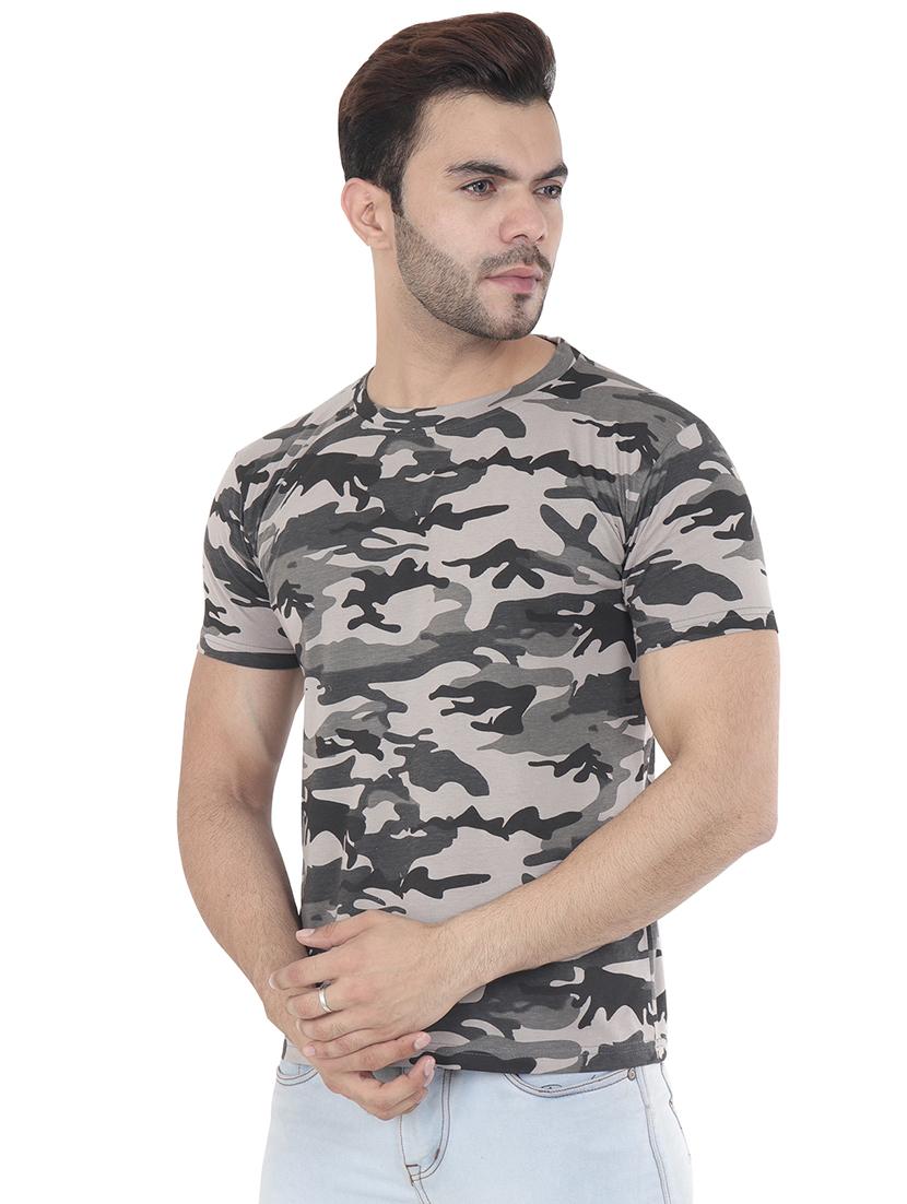 grey camouflage print t-shirt - 16633119 - Zoom Image - 2