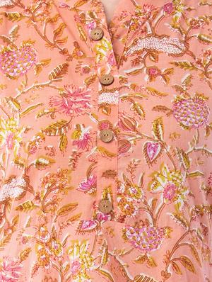 floral printed anarkali kurta - 16633192 - Standard Image - 4
