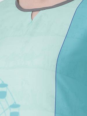 printed straight kurta - 16633499 - Standard Image - 4