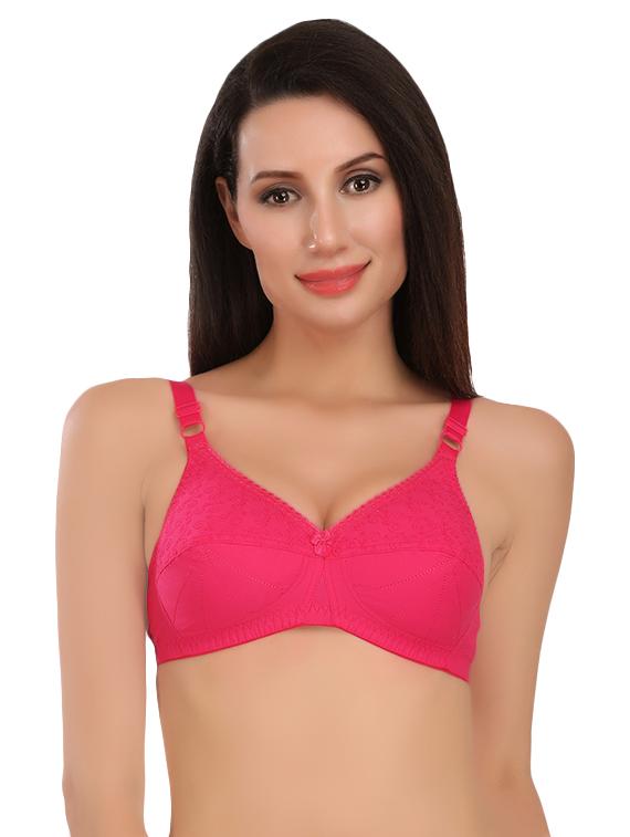 bow patch embroidered bra - 16633644 - Zoom Image - 1