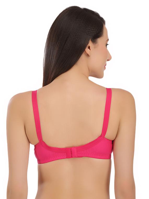 bow patch embroidered bra - 16633644 - Zoom Image - 2