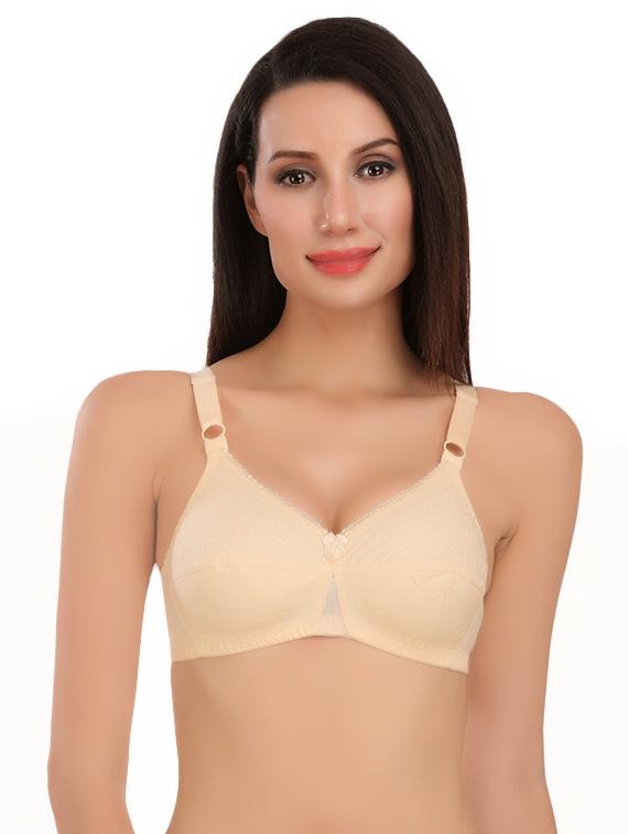 bow patch embroidered bra - 16633645 - Zoom Image - 1