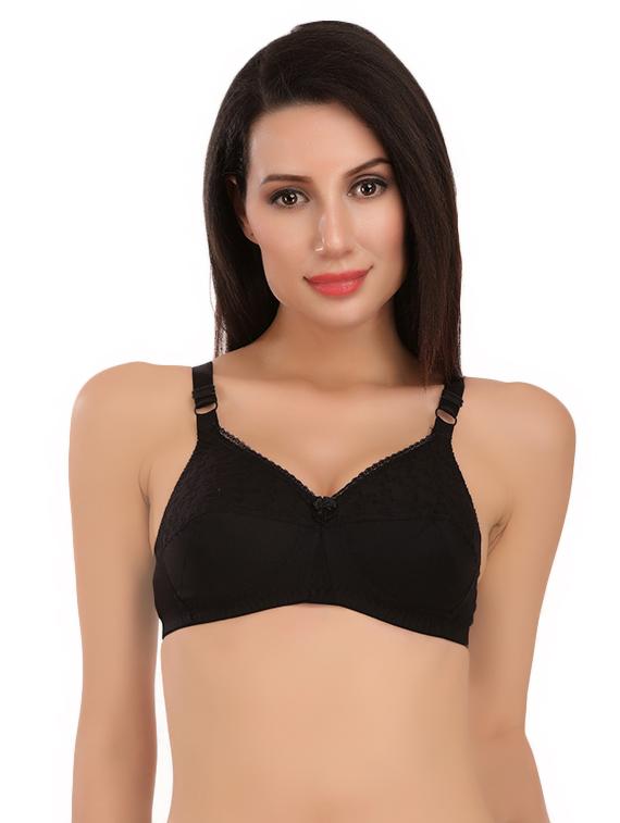 bow patch embroidered bra - 16633646 - Zoom Image - 1