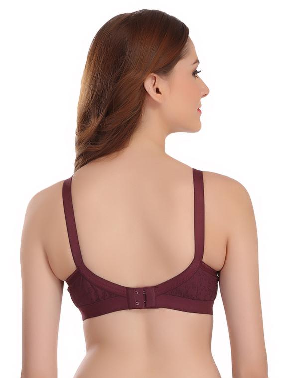 bow patch embroidered bra - 16633648 - Zoom Image - 2