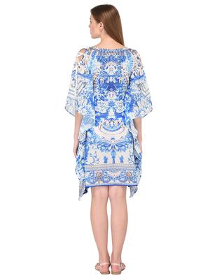 criss cross detail kaftan - 16633729 - Standard Image - 3