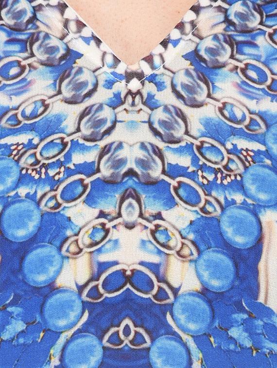 criss cross detail kaftan - 16633729 - Zoom Image - 4