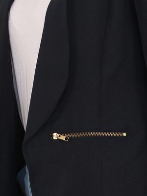 long sleeved solid summer jacket - 16633749 - Standard Image - 5