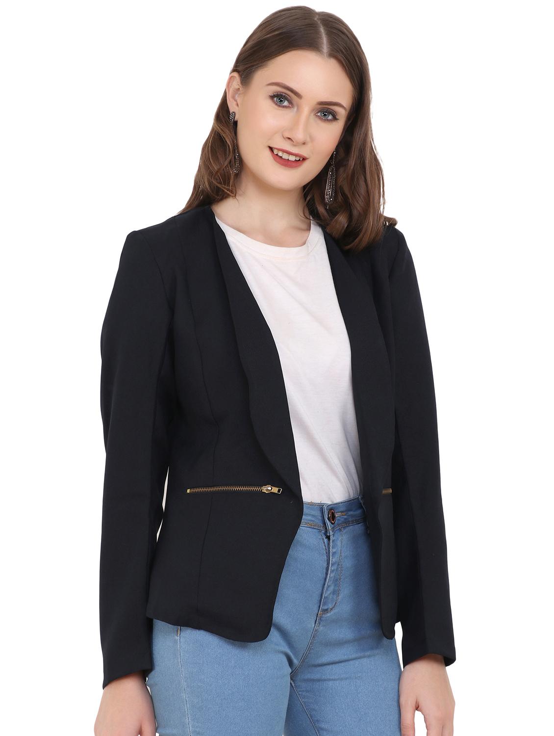 long sleeved solid summer jacket - 16633749 - Zoom Image - 1