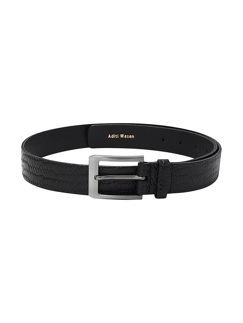 black leather belt - 16633763 - Zoom Image - 1