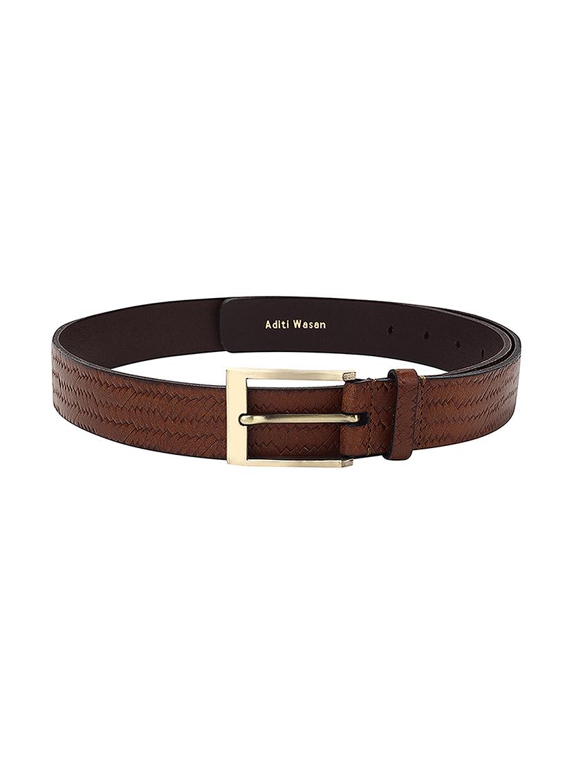 brown leather belt - 16633764 - Zoom Image - 1