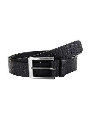 black leather belt - 16633765 - Standard Image - 2