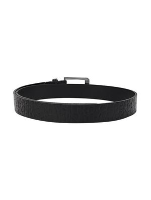black leather belt - 16633765 - Standard Image - 3