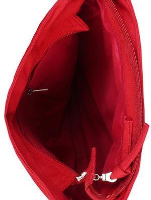 red canvas messenger sling bag - 16633968 - Standard Image - 3