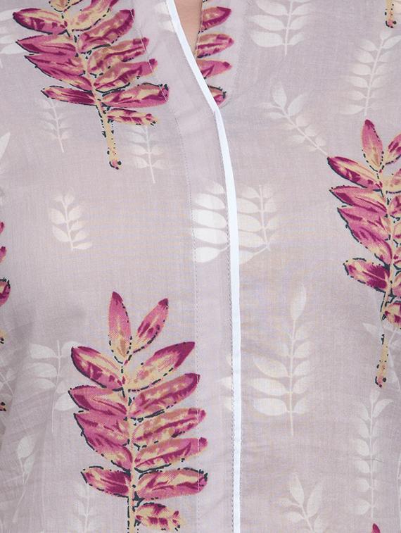 printed straight kurta - 16634091 - Zoom Image - 4