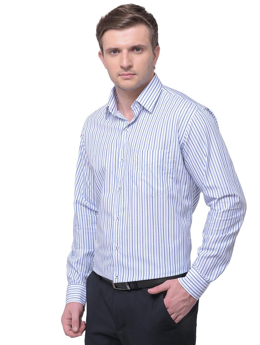 white striped formal shirt - 16634312 - Zoom Image - 2