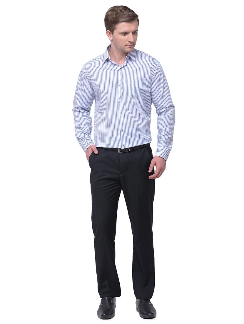 white striped formal shirt - 16634312 - Zoom Image - 4