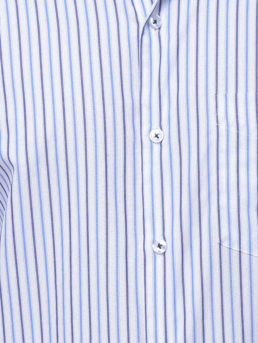 white striped formal shirt - 16634312 - Zoom Image - 5