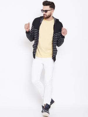 black striped sweatshirt - 16634435 - Standard Image - 4