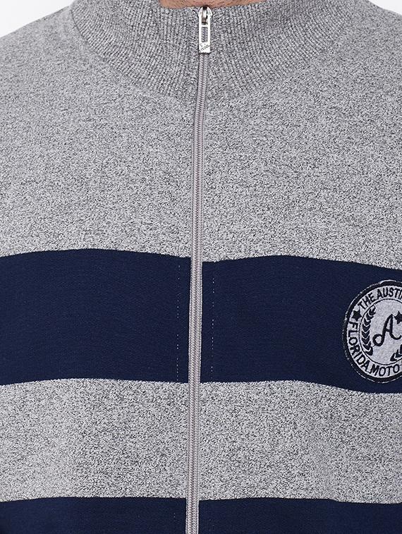 grey striped sweatshirt - 16634439 - Zoom Image - 5