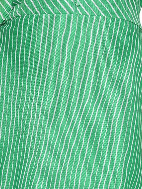 striped flared kurta - 16634516 - Zoom Image - 4