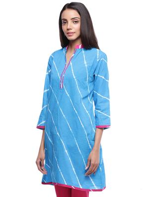 stripes a-line kurta - 16634531 - Standard Image - 2