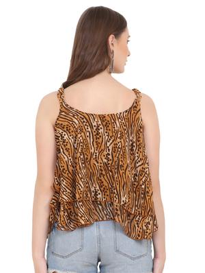 cami neck animal layered top - 16634583 - Standard Image - 3
