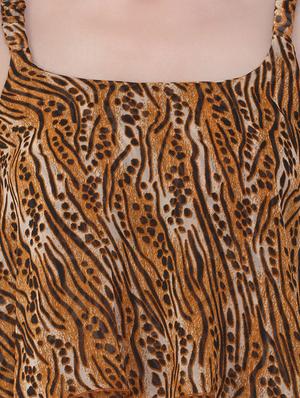 cami neck animal layered top - 16634583 - Standard Image - 5